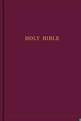 KJV Pew Bible, Garnet Hardcover: Holy Bible 1087747473 Book Cover