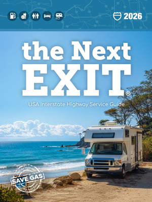 The Next Exit 2026: USA Interstate Highway Serv... 0963010328 Book Cover