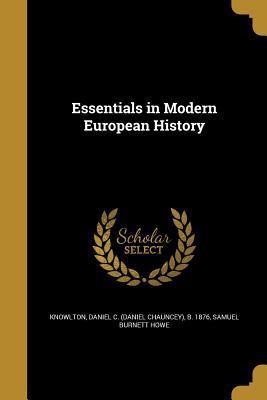 Essentials in Modern European History 1362415766 Book Cover