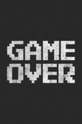 Paperback Game Over : Game over Video Game Funny Journal/Notebook Blank Lined Ruled 6x9 100 Pages Book