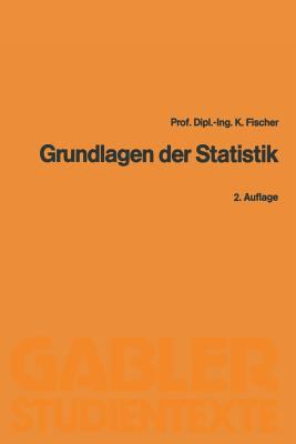 Grundlagen Der Statistik [German] 340902123X Book Cover