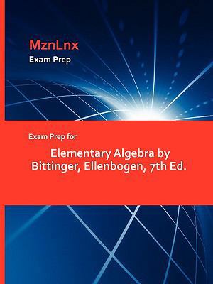 Exam Prep for Elementary Algebra by Bittinger, ... 1428870288 Book Cover