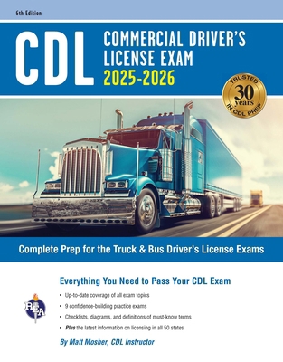 CDL - Commercial Driver's License Exam, 2025-20... 0738612448 Book Cover