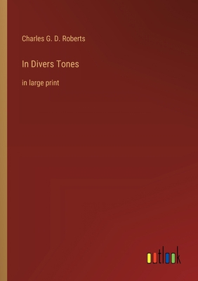 In Divers Tones: in large print 3368360280 Book Cover