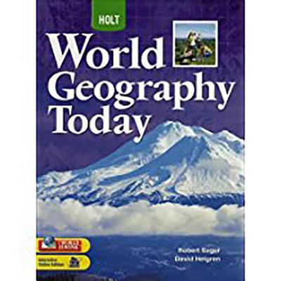 World Geography Today: Student Edition Grades 9... 0030934192 Book Cover