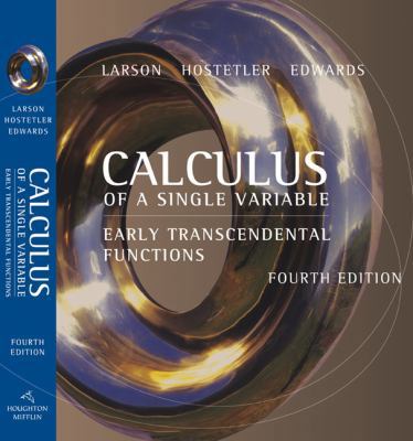 Calculus of a Single Variable: Early Transcende... 0618606254 Book Cover