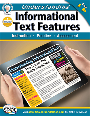 Understanding Informational Text Features, Grad... B00QFWPA1G Book Cover