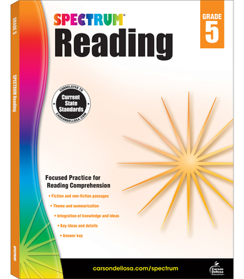 Spectrum Reading Workbook, Grade 5 1483812189 Book Cover