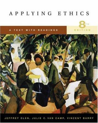 Applying Ethics: A Text with Readings (with Inf... 0534626580 Book Cover
