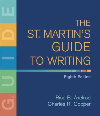 The St. Martin's Guide to Writing B007245X0E Book Cover