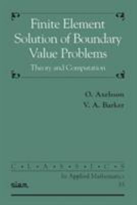 Finite Element Solution of Boundary Value Problems 0898714990 Book Cover