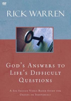 God's Answers to Life's Difficult Questions Vid... 0310326893 Book Cover