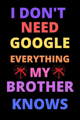 i don't need google everything my brother knows... 1658957709 Book Cover