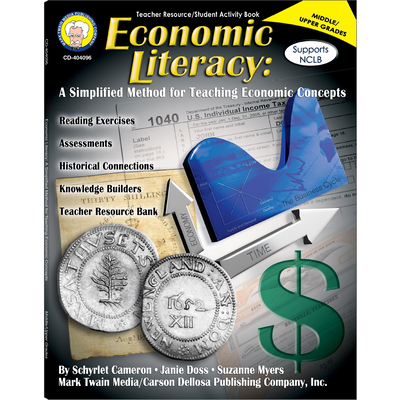 Economic Literacy, Grades 6 - 12: A Simplified ... 1580374700 Book Cover