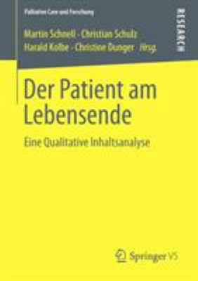 Der Patient Am Lebensende: Eine Qualitative Inh... [German] 3531196596 Book Cover