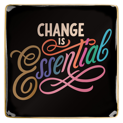 Change Is Essential Porcelain Tray 0735362742 Book Cover