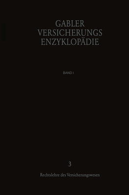 Rechtslehre Des Versicherungswesens [German] 3409299203 Book Cover