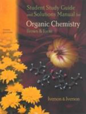 Student Study Guide for Brown/Foote S Organic C... 0030335825 Book Cover
