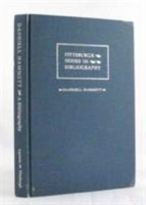 Dashiell Hammett, a Descriptive Bibliography (P... 0822933942 Book Cover