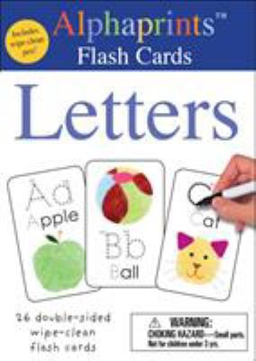 Alphaprints: Wipe Clean Flash Cards Letters 0312521898 Book Cover