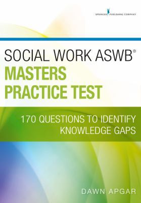 Social Work ASWB Masters Practice Test: 170 Que... 0826134386 Book Cover