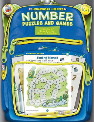 Number Puzzles and Games, Grades K - 1 (Homewor... 076820691X Book Cover