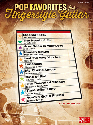 Pop Favorites for Fingerstyle Guitar: Guitar/Vocal 1603784349 Book Cover