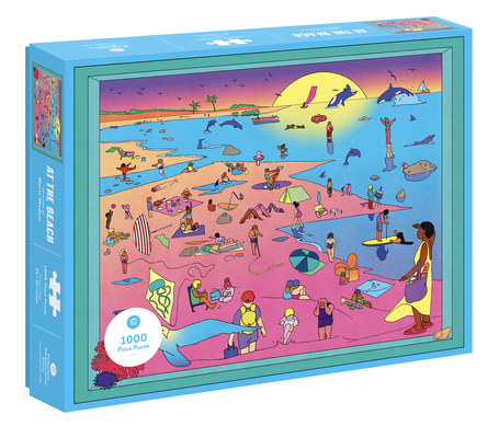 Game At the Beach 1000 Piece Puzzle: 1000 Piece Puzzle Book