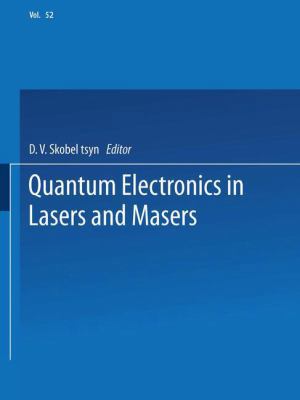 Quantum Electronics in Lasers and Masers: Part 2 1475763417 Book Cover