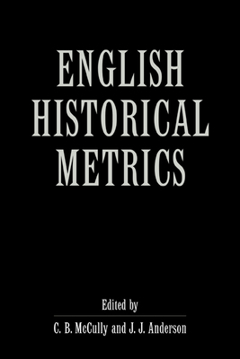 English Historical Metrics 0521026288 Book Cover