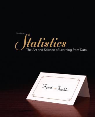 Statistics: The Art and Science of Learning fro... 0321755944 Book Cover