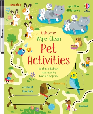 Wipe-Clean Pet Activities 1805072005 Book Cover