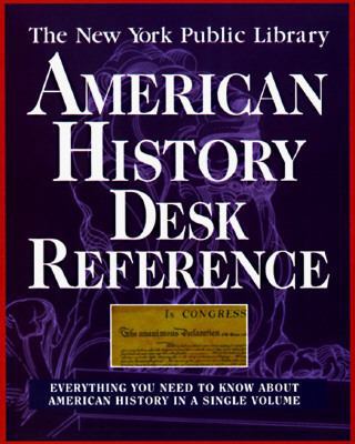 The New York Public Library American History De... 0028613228 Book Cover