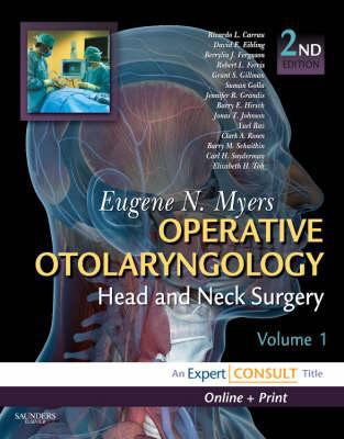 Operative Otolaryngology: Head and Neck Surgery... B001NXI1HM Book Cover