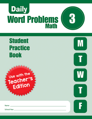 Daily Word Problems Math, Grade 3 Student Workbook 1629388807 Book Cover