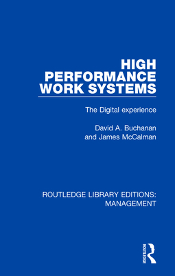 High Performance Work Systems: The Digital Expe... 0815367252 Book Cover