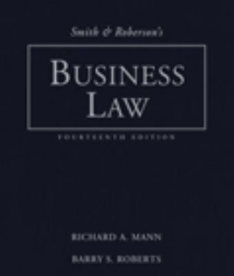 Smith and Roberson's Business Law 0324655525 Book Cover