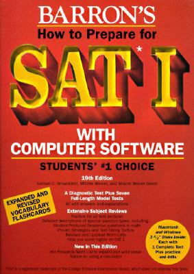 How to Prepare for SAT I, with Disk 0764170139 Book Cover