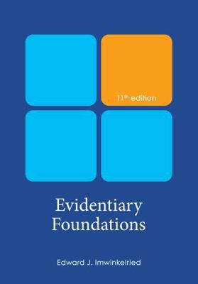 Evidentiary Foundations 1531019447 Book Cover