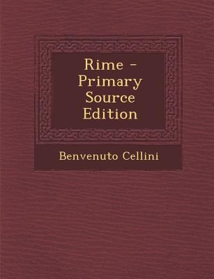 Rime [Italian] 1287435653 Book Cover