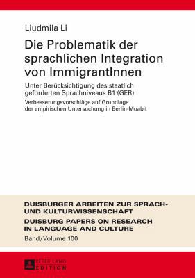 Die Problematik der sprachlichen Integration vo... [German] 3631649878 Book Cover