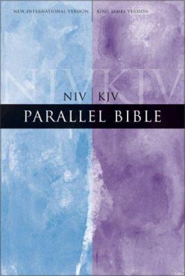 NIV/KJV Parallel Bible, Large Print [Large Print] 0310929954 Book Cover