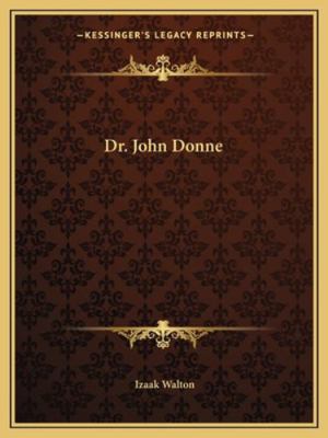 Dr. John Donne 1162899999 Book Cover