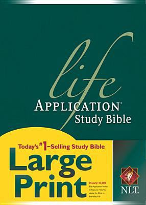 Life Application Study Bible-NLT-Large Print [Large Print] B09L77TZ8C Book Cover