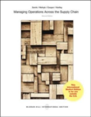 Managing Operations Across the Supply Chain 125906090X Book Cover