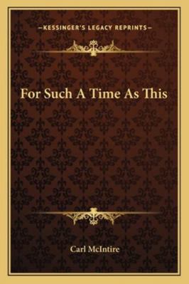 For Such A Time As This 1163141437 Book Cover
