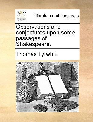 Observations and conjectures upon some passages... 1170414117 Book Cover