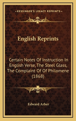 English Reprints: Certain Notes of Instruction ... 1164699237 Book Cover