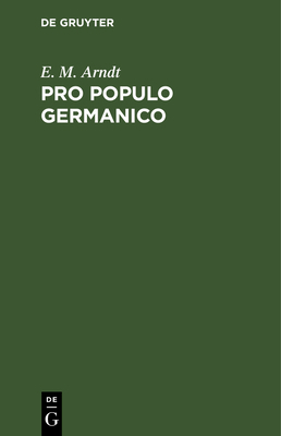 Pro Populo Germanico [German] 3111102122 Book Cover