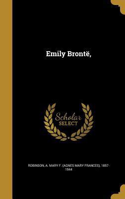 Emily Bronte, 1362115924 Book Cover